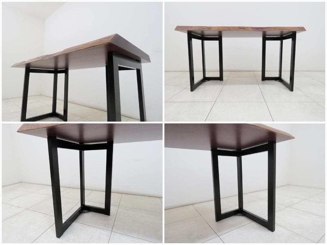 ノアシド様 アトリエ木馬 パープルハート 無垢材 一枚板 テーブル ダイニング