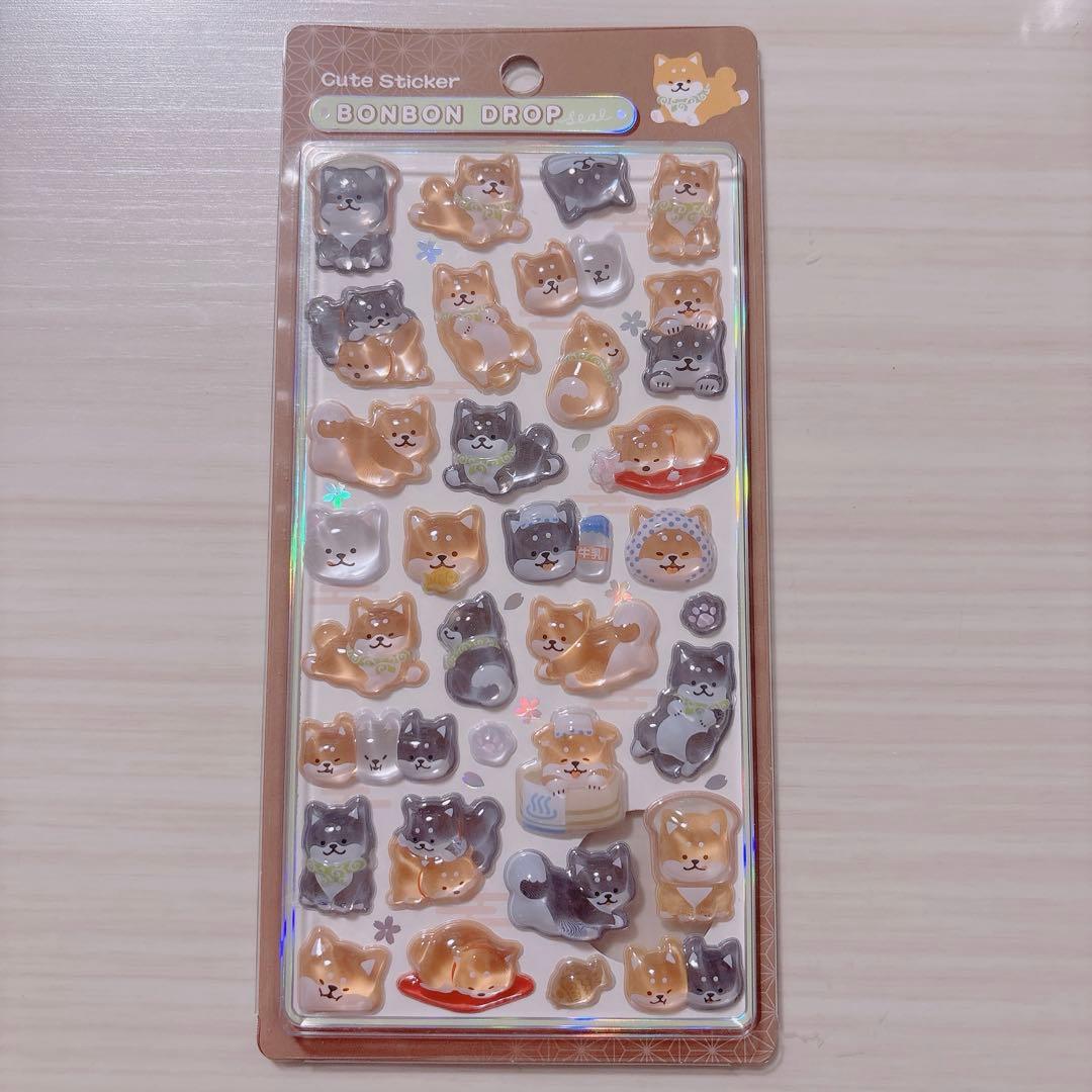 正規品】ボンボンドロップシール 和柄 柴犬 新作和柄 クーリア - メルカリ