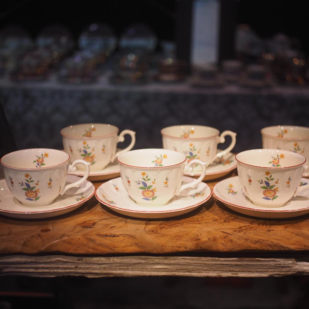 ノリタケ クラフトーン カップ&ソーサー 6客セット - メルカリ