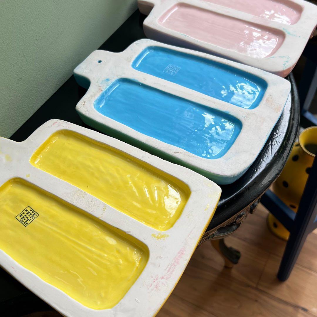 MV% まな板/プレート　ピンク