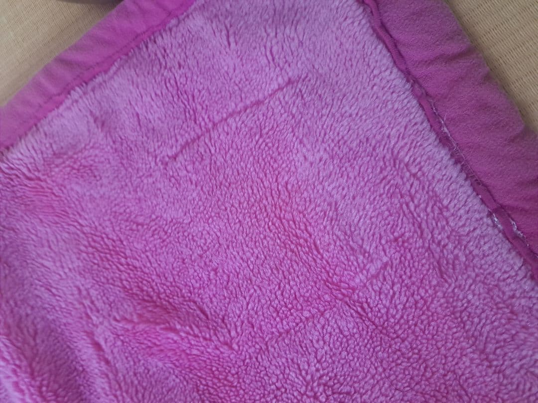 昭和レトロ　アンティーク　メルヘン柄　毛布　ジャンク