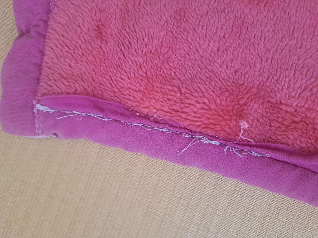 昭和レトロ　アンティーク　メルヘン柄　毛布　ジャンク