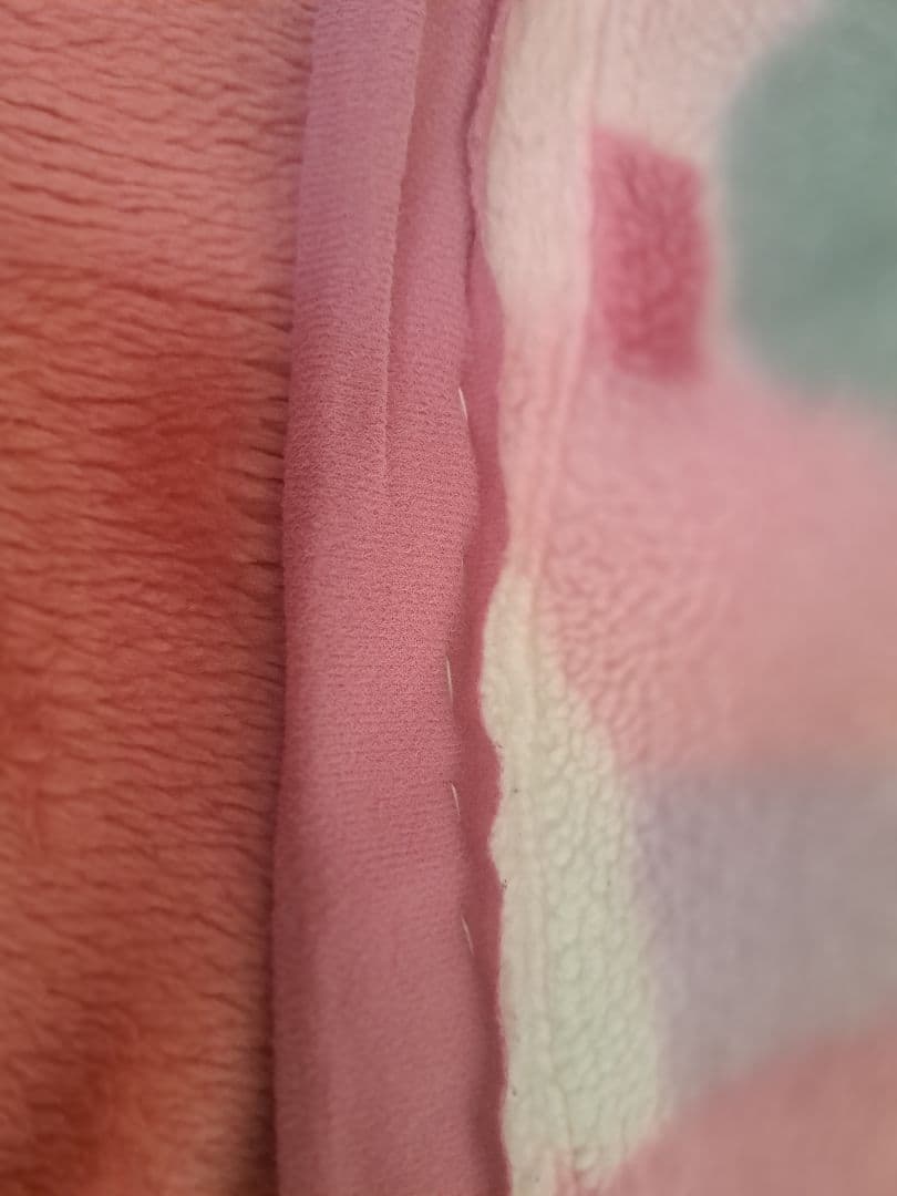 昭和レトロ　アンティーク　メルヘン柄　毛布　ジャンク