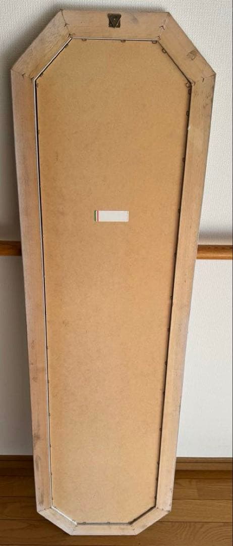 イタリア製　ウォールミラー　姿見　鏡　アンティーク　壁掛け