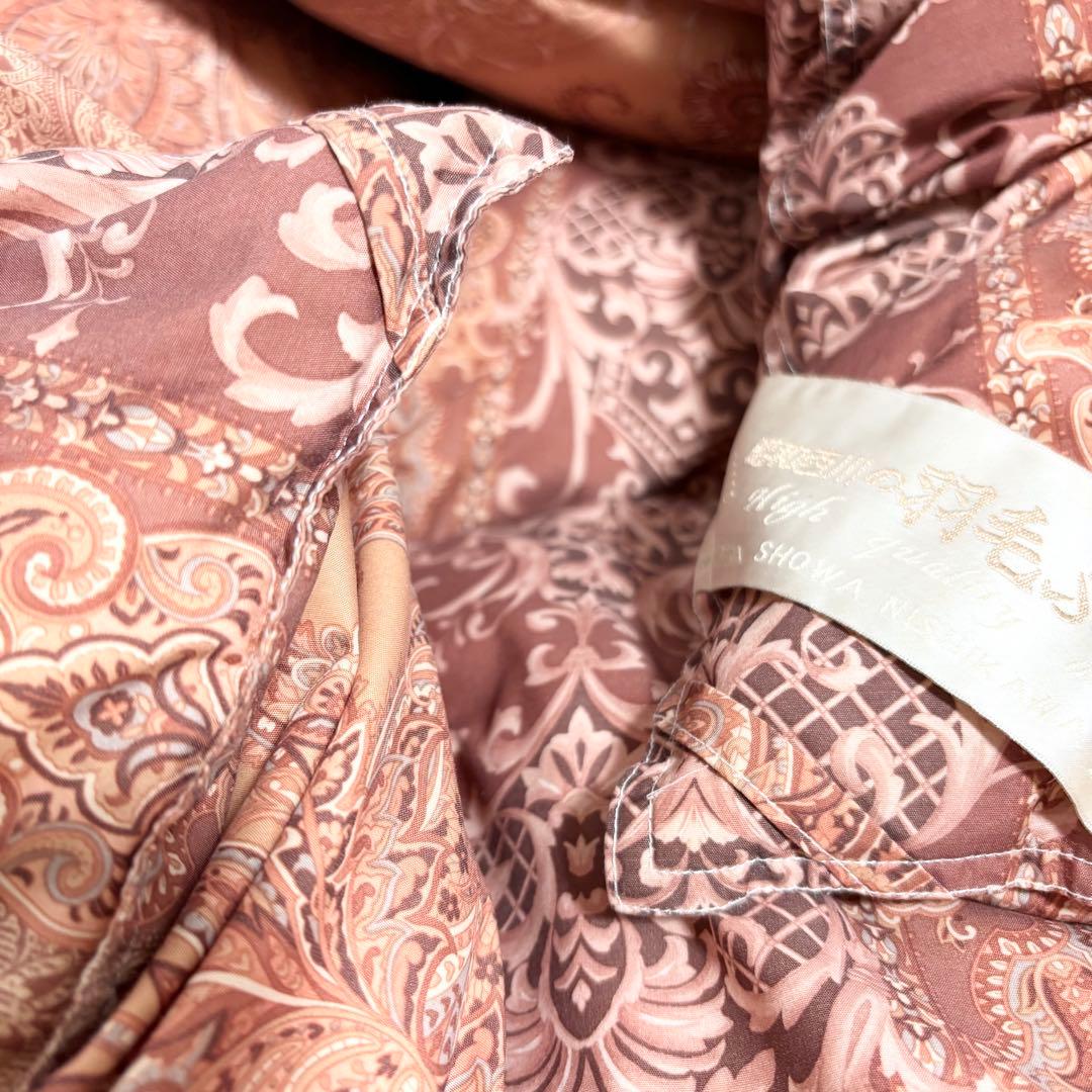 昭和西川　羽毛掛け布団　ダウン93% フェザー7% ブルガリアホワイトグース