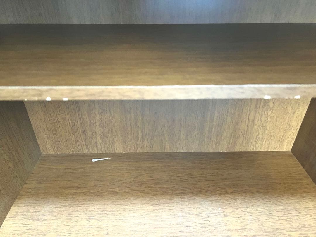 【匿名配送】木製キッチンカウンター 引き出し・スライド・コンセント・キャスター付