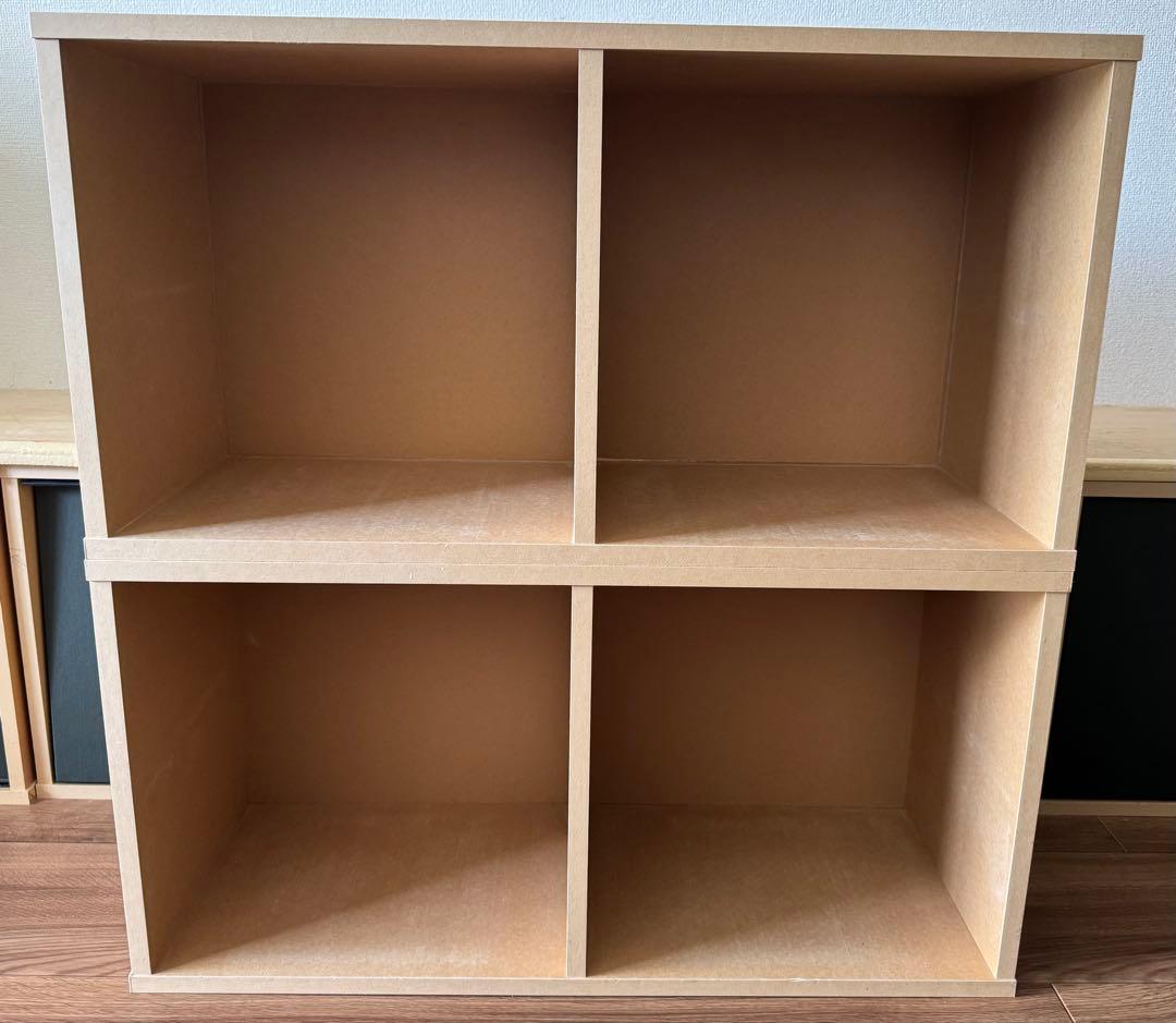 パルプボードボックス　2段　2セット【無印良品】