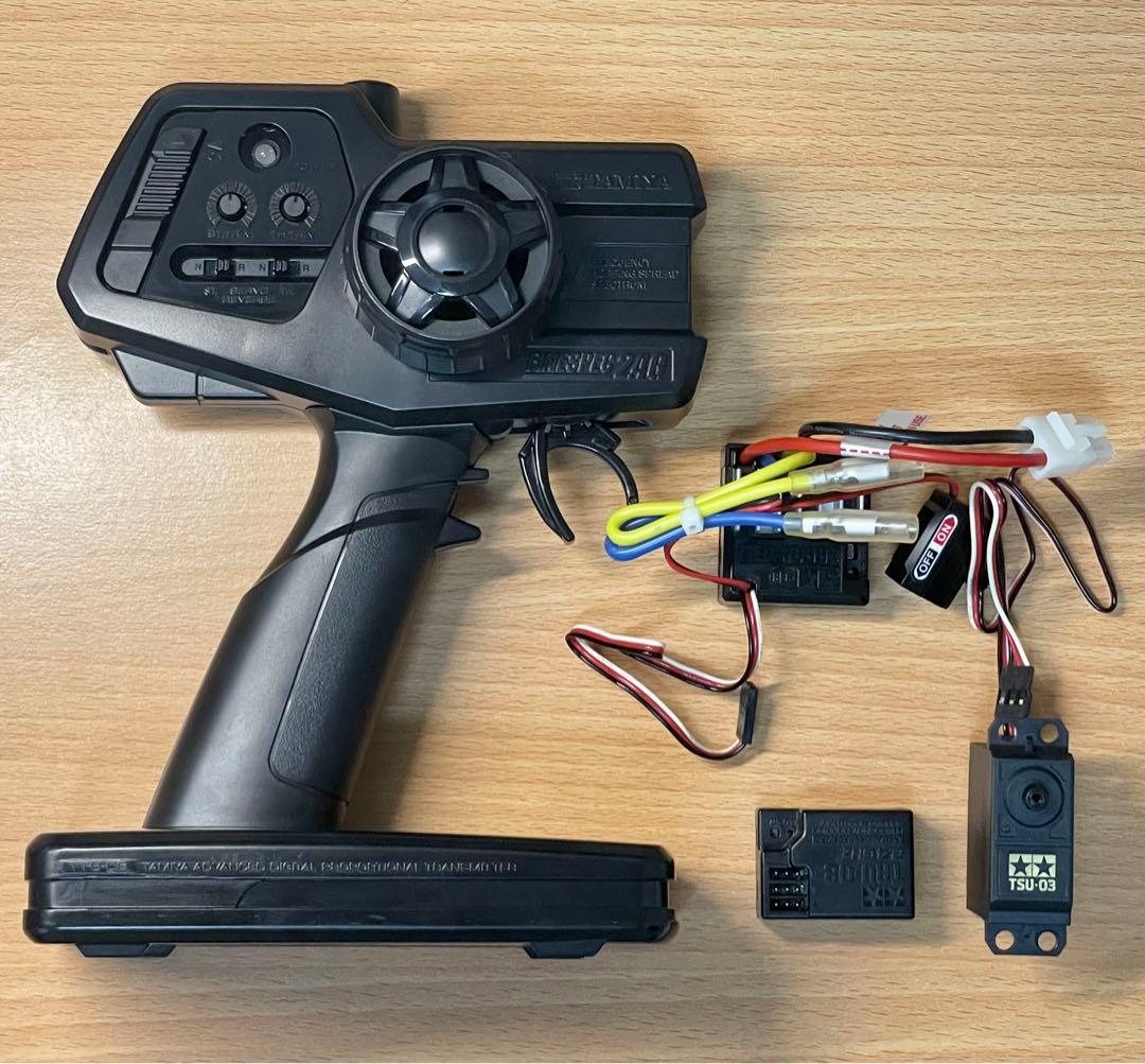 タミヤ ファインスペック2.4Gプロポ 受信機 ESC サーボ セット 状態