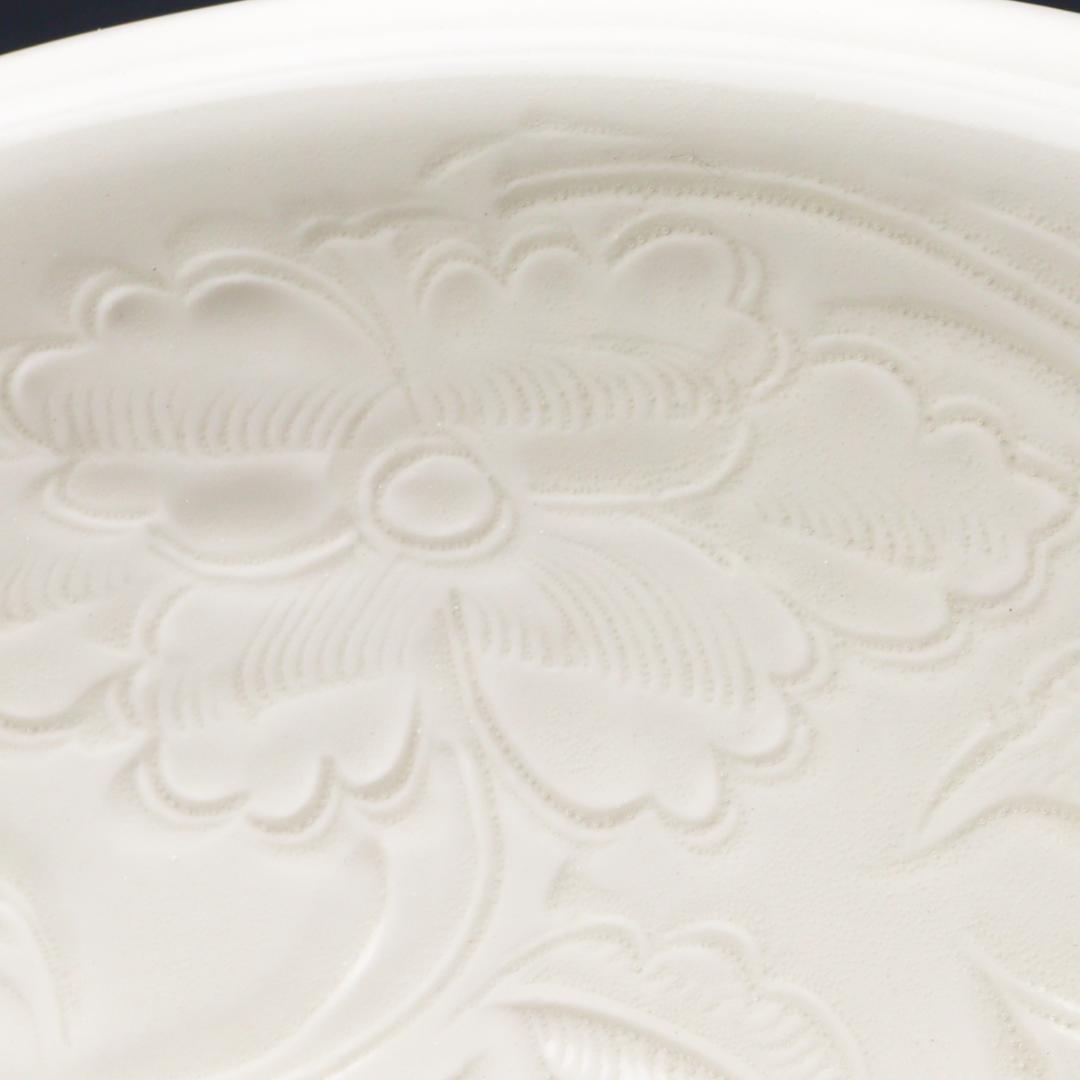 塚本快二 快山窯 白瓷 菓子鉢 25cm 白磁 共箱 美品 - メルカリ