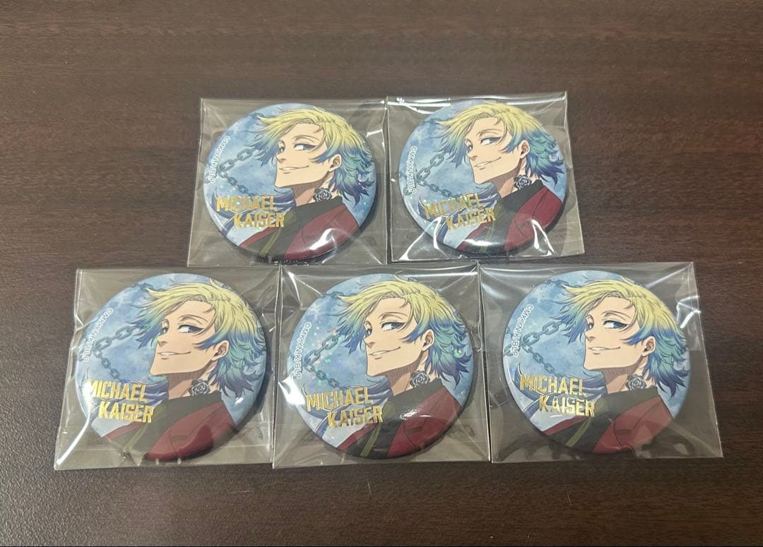 ‌【バラ可】ブルーロック エゴ展 ミヒャエル・カイザー 缶バッジ 30個