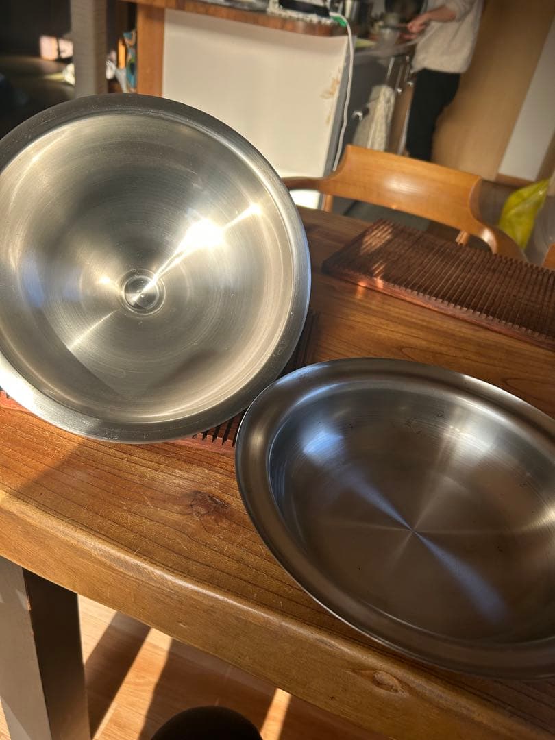 ステンレス製タジン鍋 木製ノブ付き　TOKYOクラフト