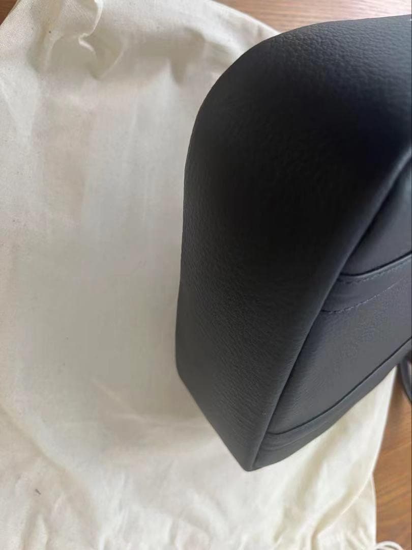 新品Aeta SQUARE BOSTON ロング ハンドル バッグ 黒