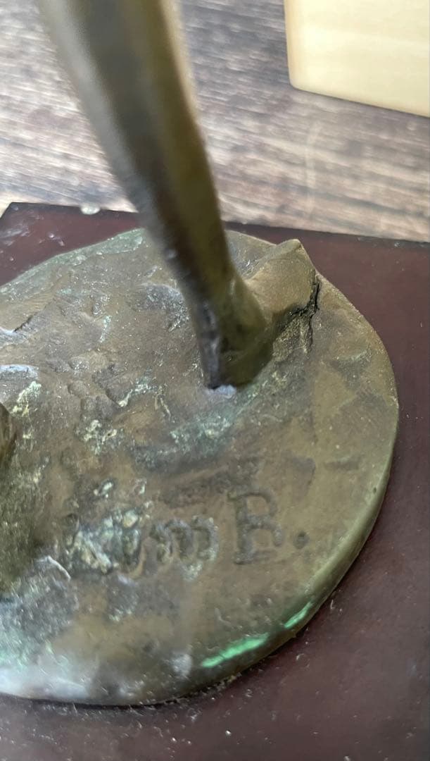 大幅値下げします！バイオリンを演奏する女性のブロンズ像 高さ約30