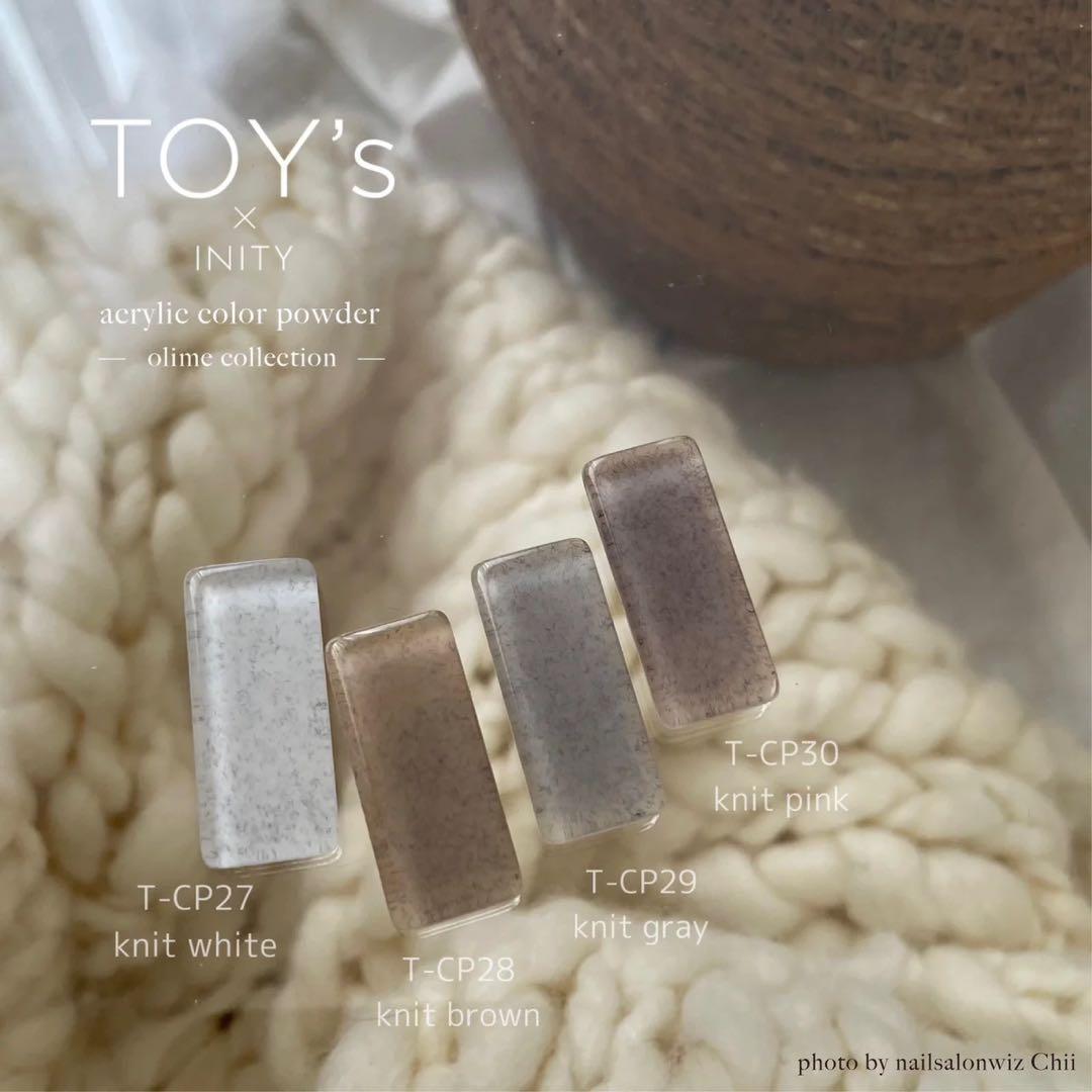 ジェルネイル・ネイルシール TOY's acrylic colorpowderolimecollection