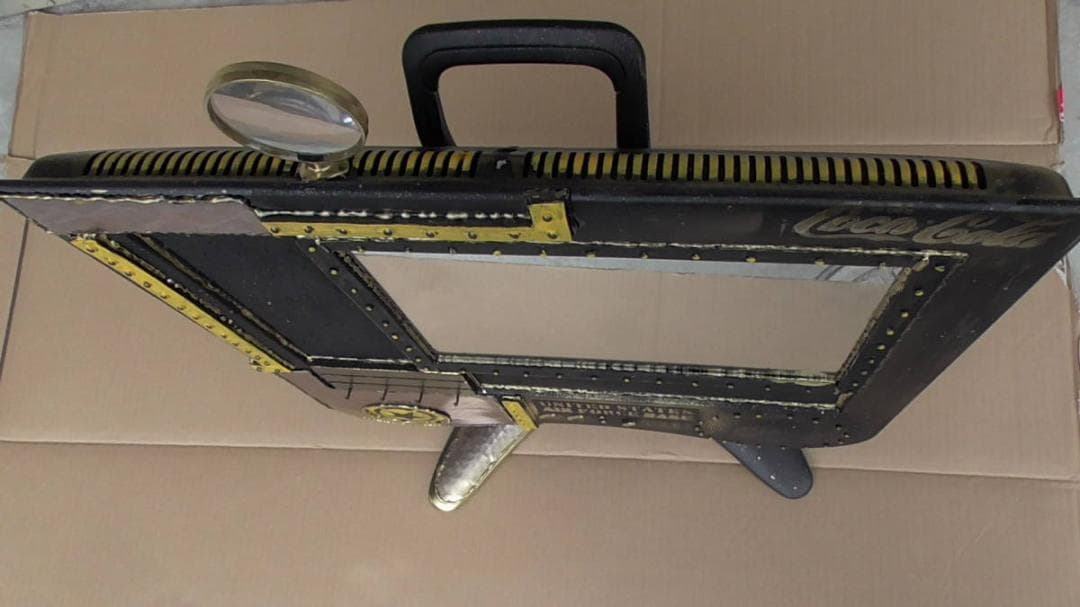 モニター型ミラー アクオス液晶テレビ20型 フォトフレーム/スタンド コルク