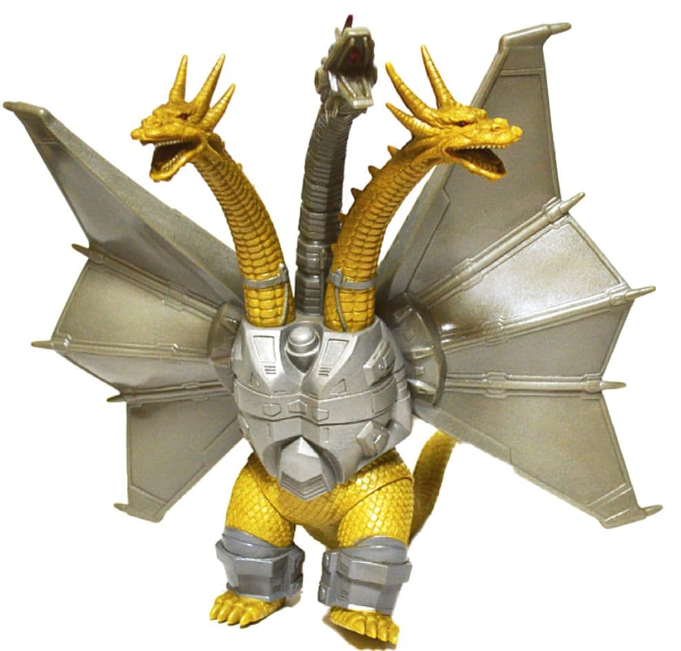 □【希少・30年前商品】BANDAI 東宝映画 1991 メカキングギドラソフビ