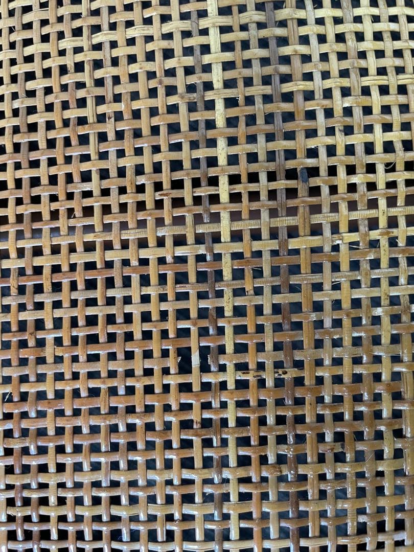 ラタン 籐 センターテーブル オーバル 天板ガラス