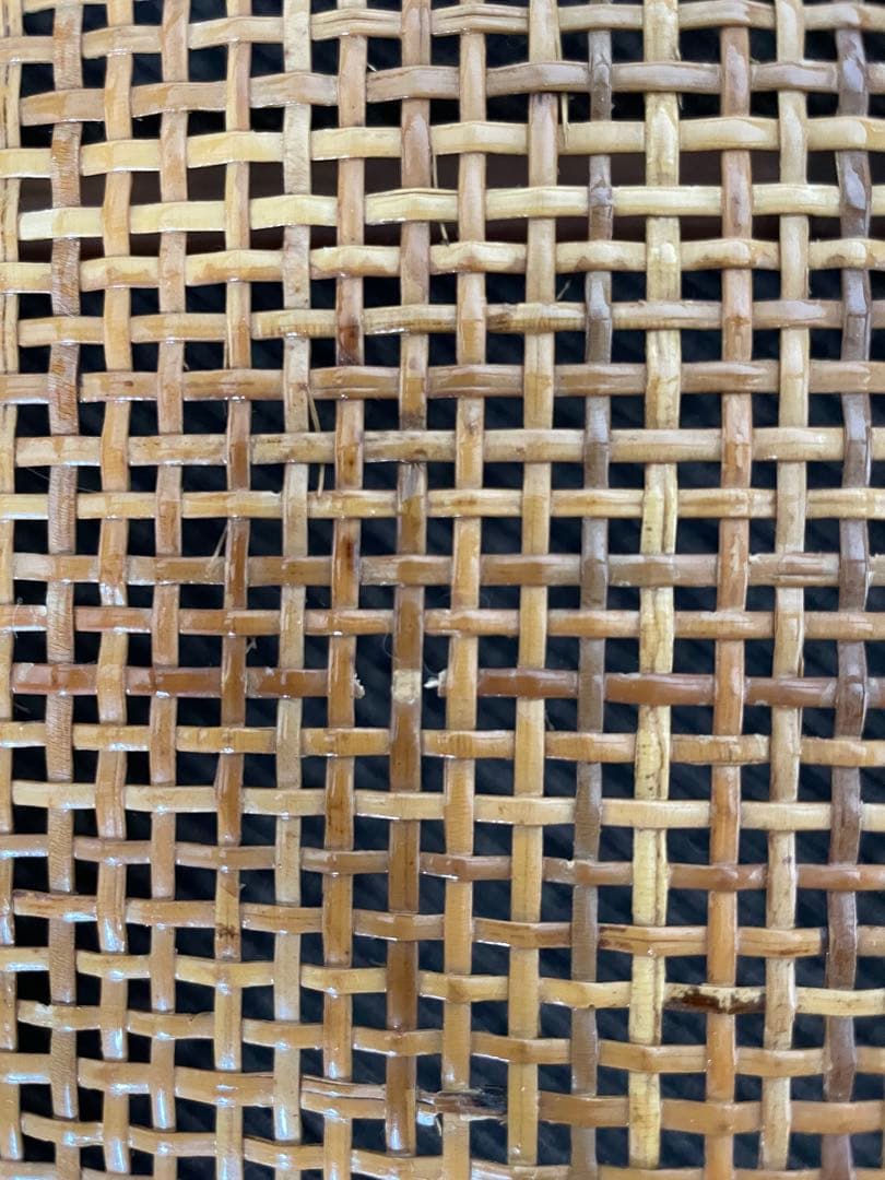 ラタン 籐 センターテーブル オーバル 天板ガラス