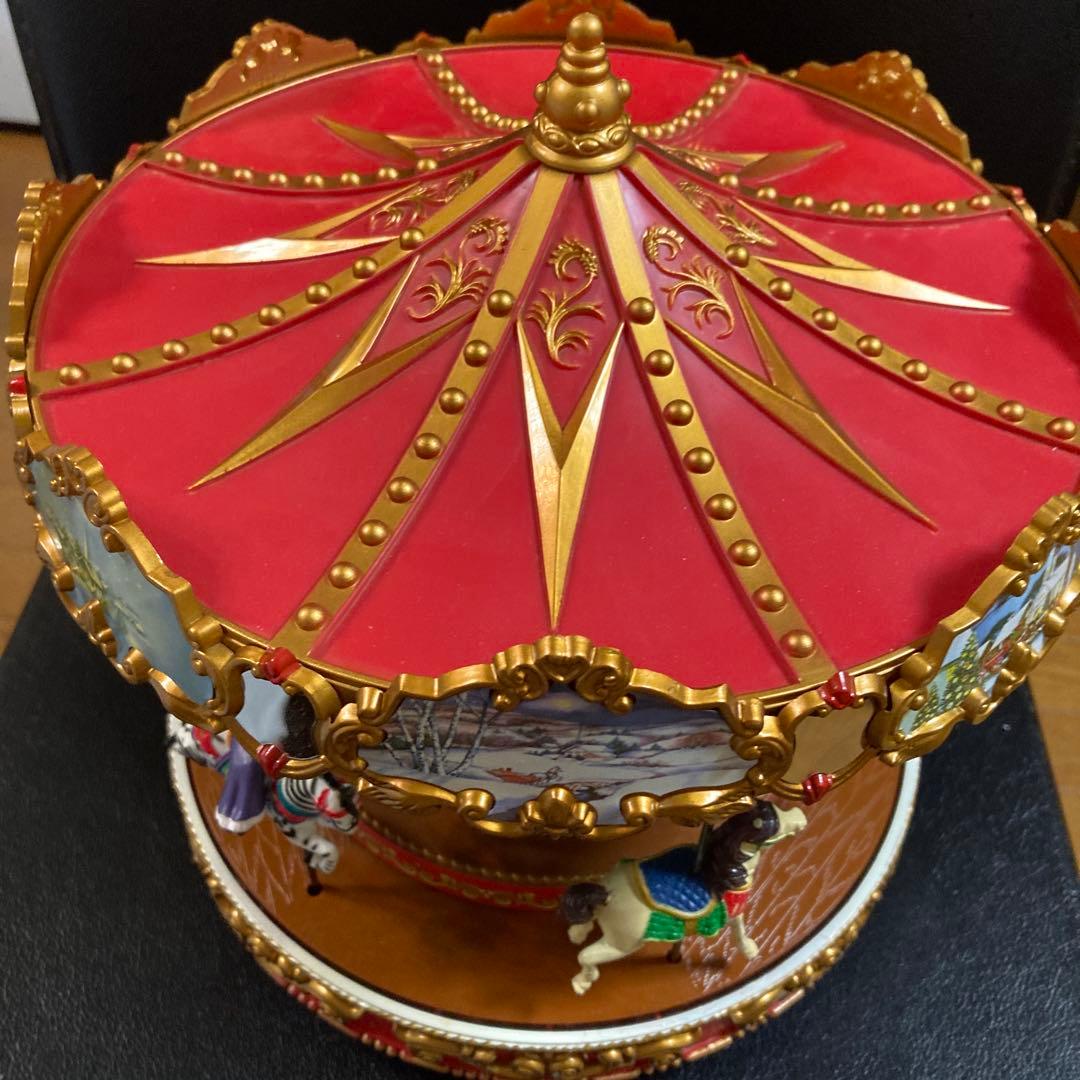 ミスタークリスマス カルーセル オルゴール 箱付き 廃盤