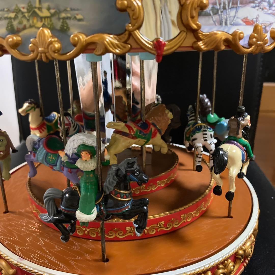 ミスタークリスマス カルーセル オルゴール 箱付き 廃盤