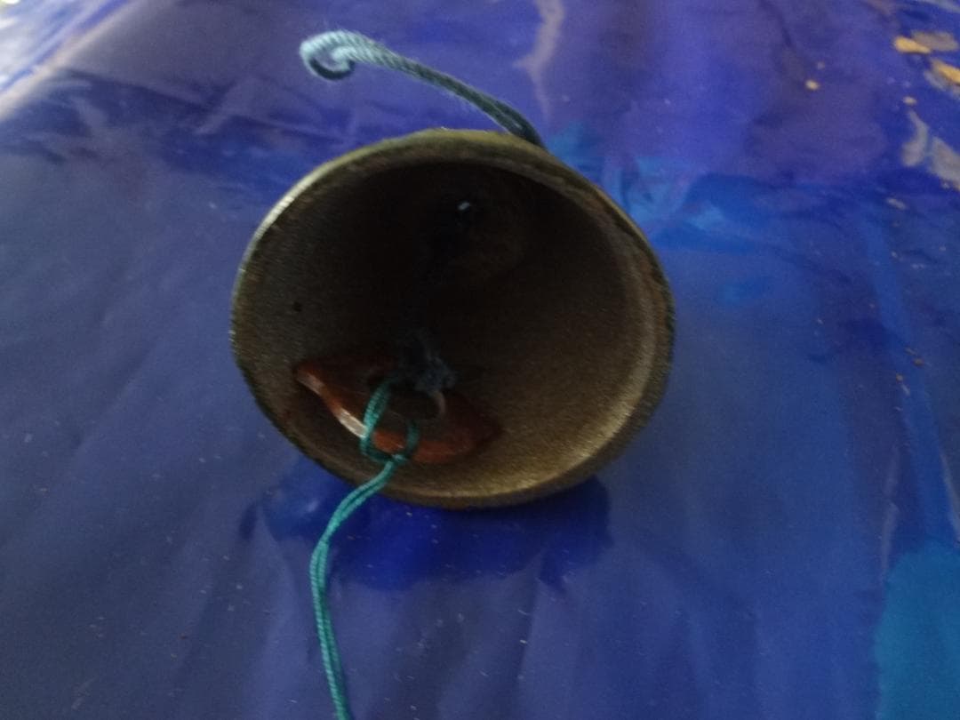 ふうりん・風鈴5個セット　●南部鉄器  釣鐘風アンティーク・ウィンドチャイム