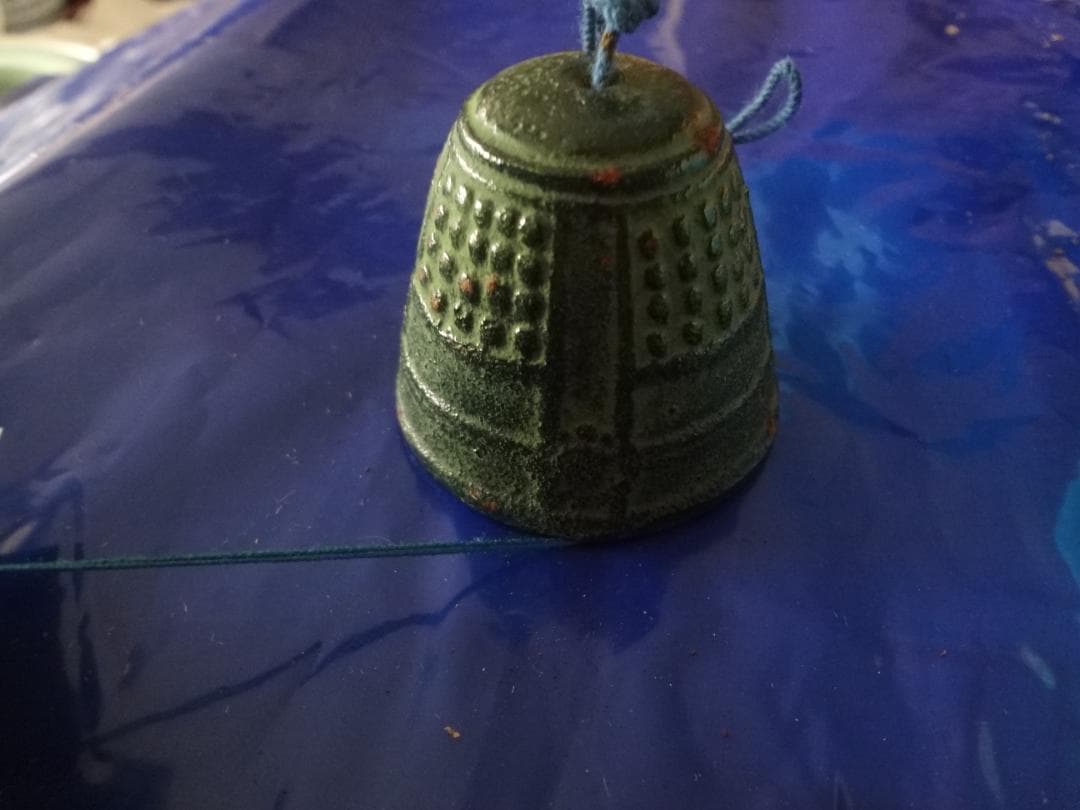 ふうりん・風鈴5個セット　●南部鉄器  釣鐘風アンティーク・ウィンドチャイム