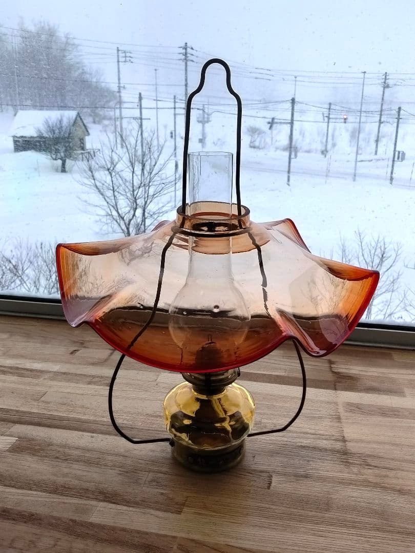 北一硝子 オイルランプ・ビンテージ・点検整備済み