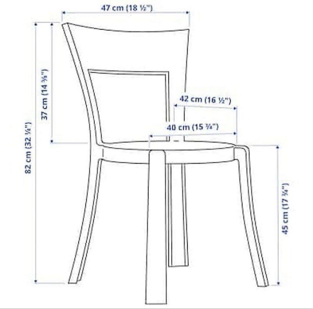 IKEA イケア チェア 透明