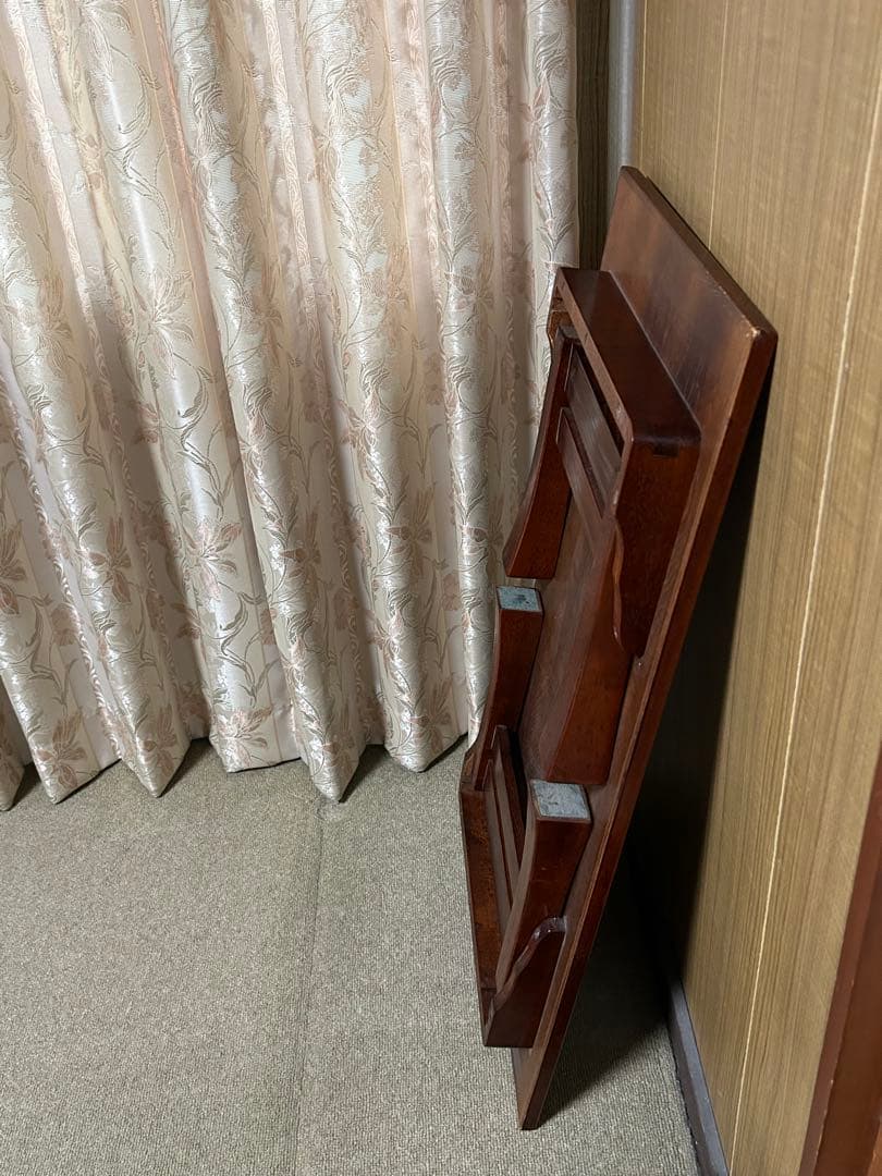 文机ダークブラウン 光沢仕上げ折りたたみ式