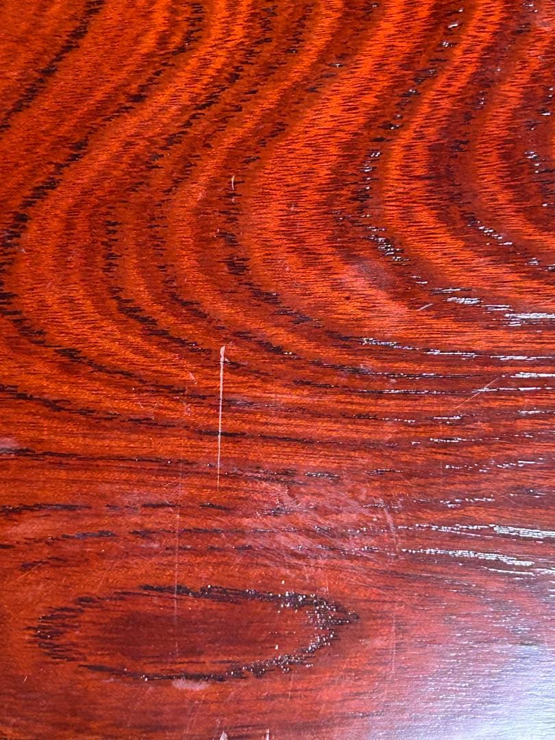 文机ダークブラウン 光沢仕上げ折りたたみ式