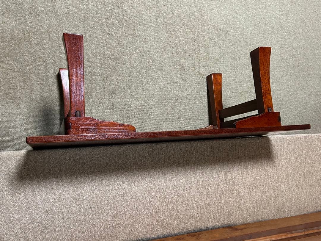 文机ダークブラウン 光沢仕上げ折りたたみ式