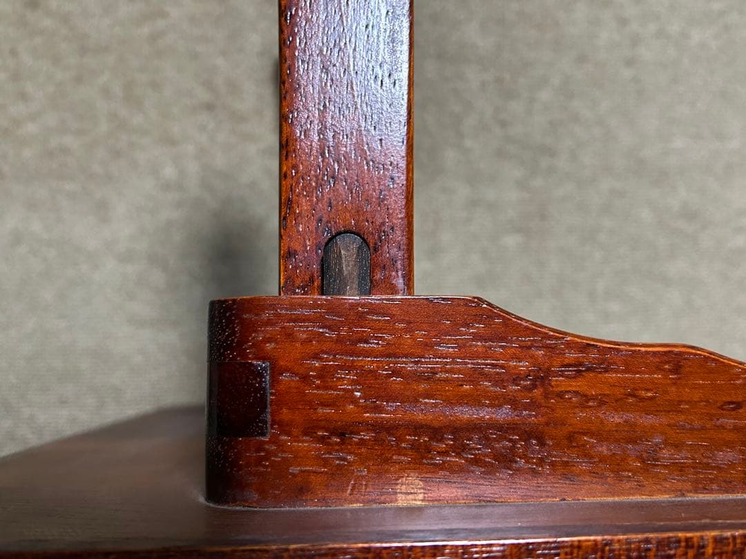 文机ダークブラウン 光沢仕上げ折りたたみ式