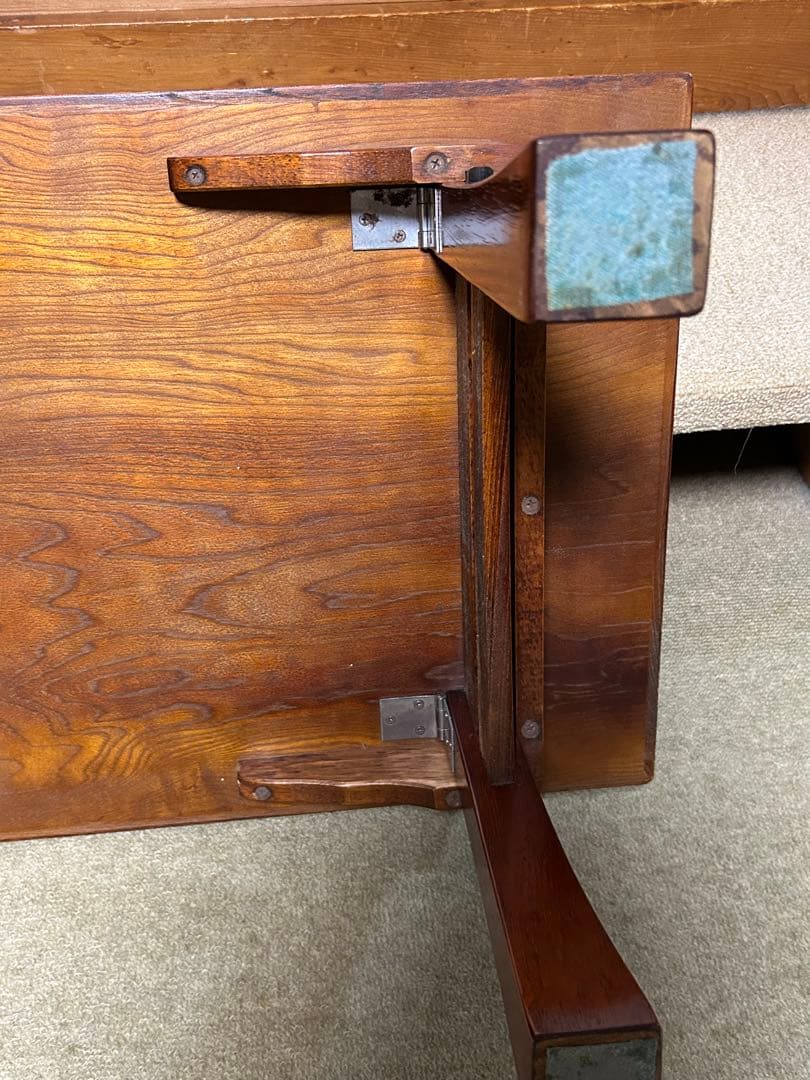 文机ダークブラウン 光沢仕上げ折りたたみ式