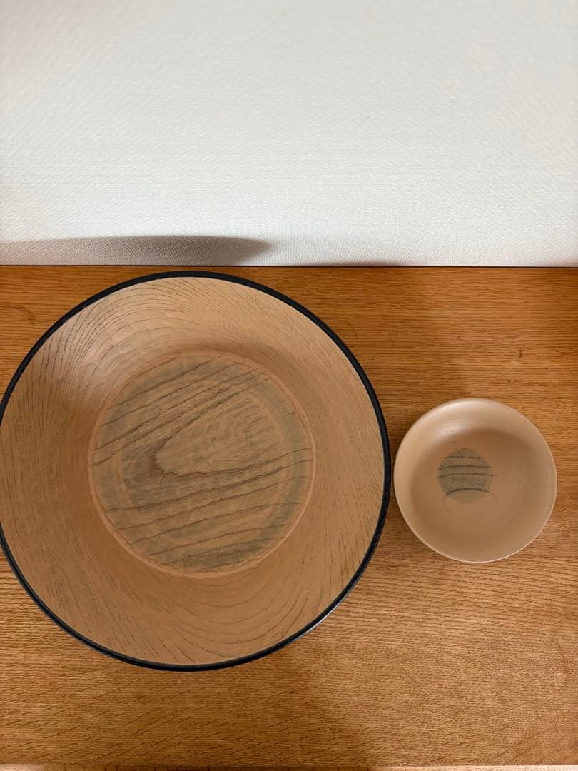 三谷龍二さん　白漆　黒漆　大きな器　新品　未使用　直径27cm