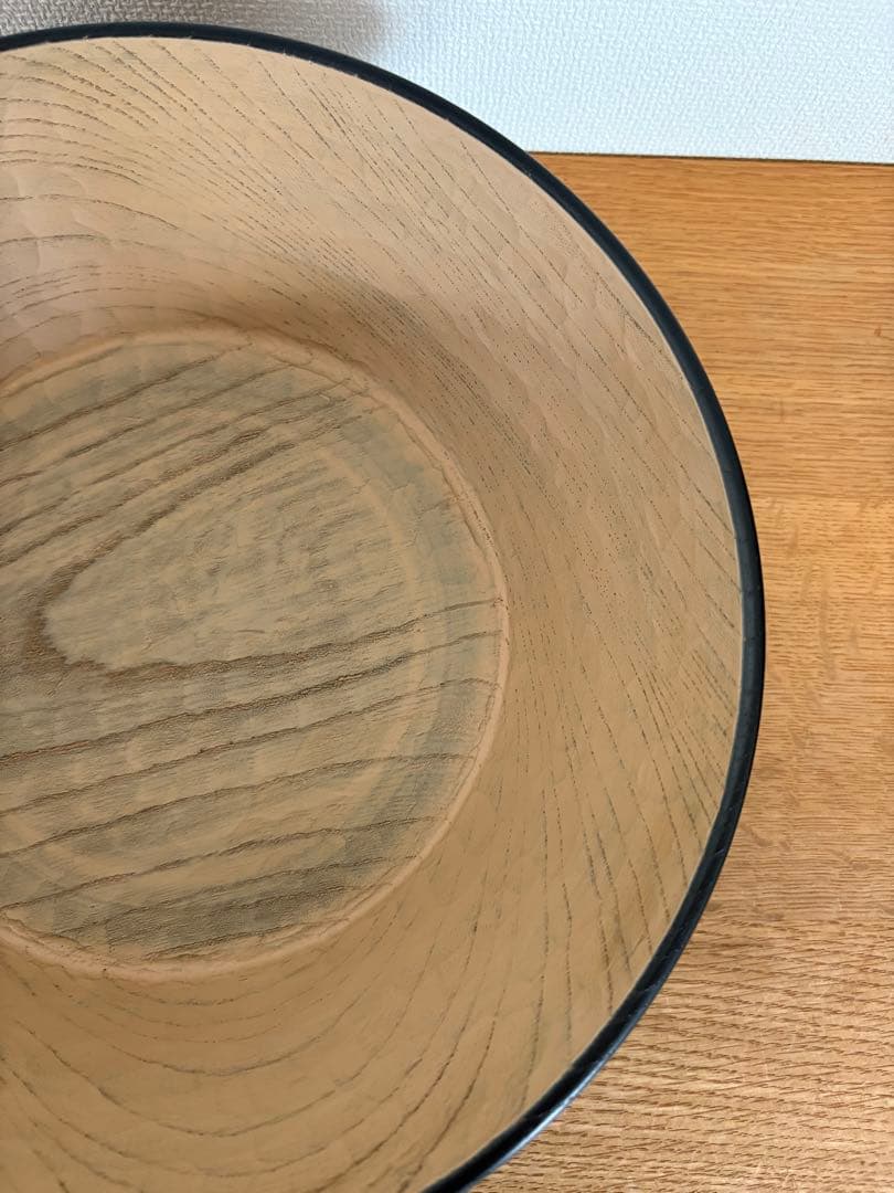 三谷龍二さん　白漆　黒漆　大きな器　新品　未使用　直径27cm