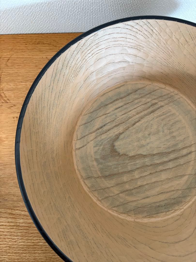 三谷龍二さん　白漆　黒漆　大きな器　新品　未使用　直径27cm