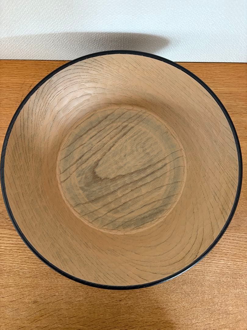 三谷龍二さん　白漆　黒漆　大きな器　新品　未使用　直径27cm
