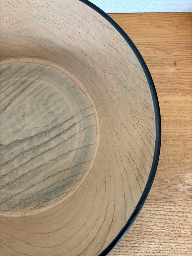 三谷龍二さん　白漆　黒漆　大きな器　新品　未使用　直径27cm