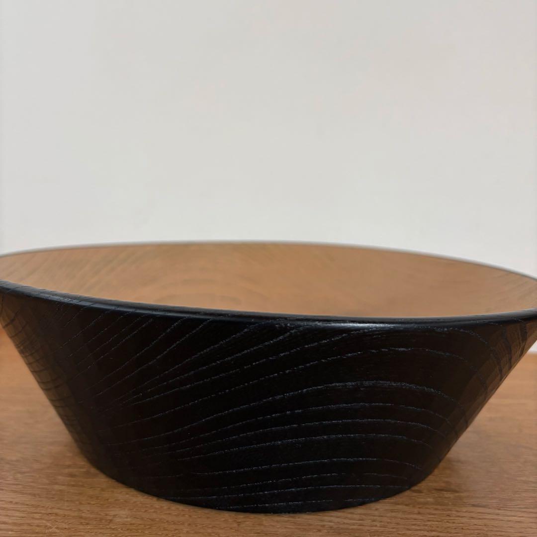 三谷龍二さん　白漆　黒漆　大きな器　新品　未使用　直径27cm