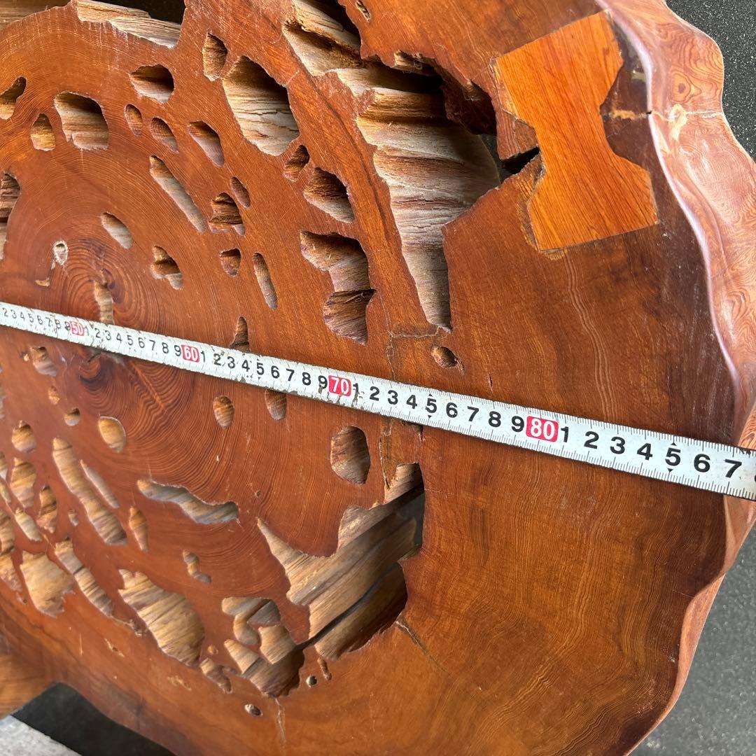 屋久杉輪切り　衝立