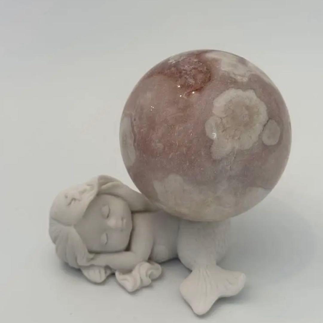 高品質ピンクアメジスト　BIGスフィア　レース　65.76mm