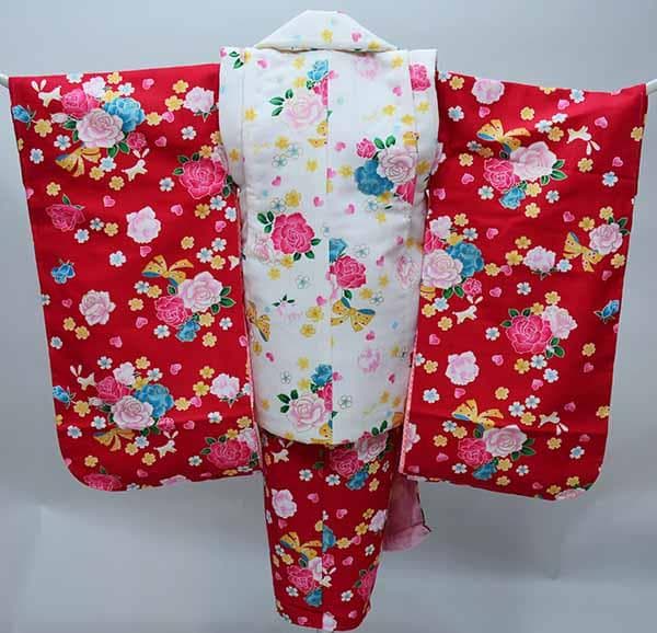 七五三 三歳 女児 被布着物フルセット 夢想ファンタジー 祝着 NO37204