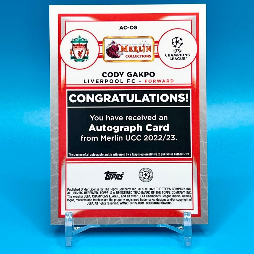 Topps CODY GAKPO ガクポ 直筆サイン 世界75枚限定 リフ - メルカリ