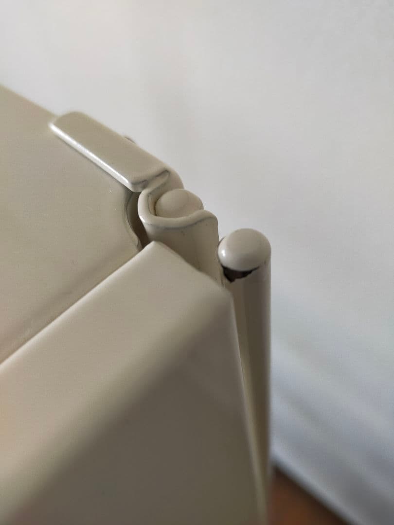 無印良品スチールユニットシェルフ・中・ライトグレー（追加棚2枚＋サイドパネル付）