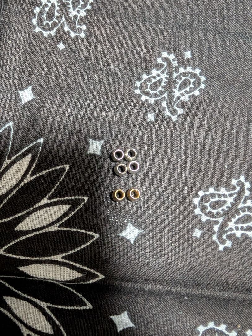 イーグルキャピタルワンK18無垢Sサイズ2発 銀無垢Sサイズ4発 計6発