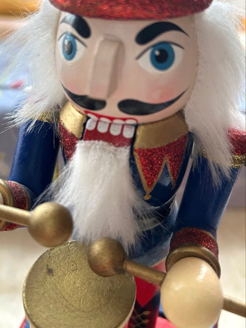 【美品】木製 くるみ割り人形 オルゴール