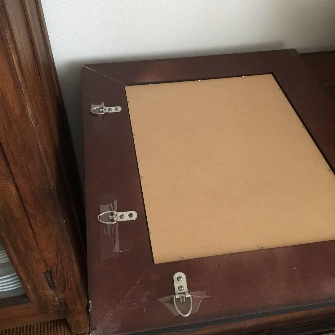 USED 重厚感あるアンティーク風 鏡 インテリア