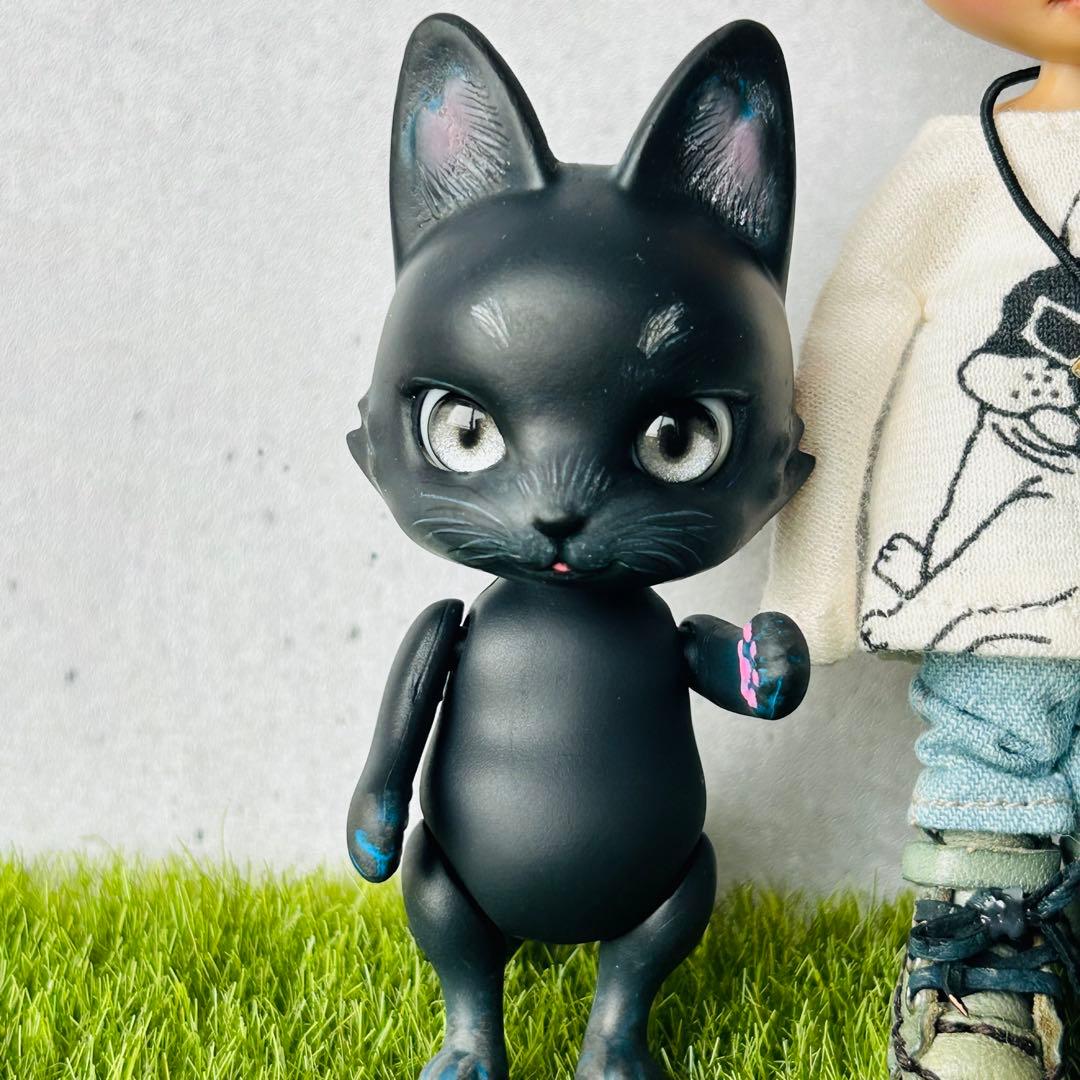 プチブライスカスタム おさかな☆ドール ボーイ＆黒キツネ