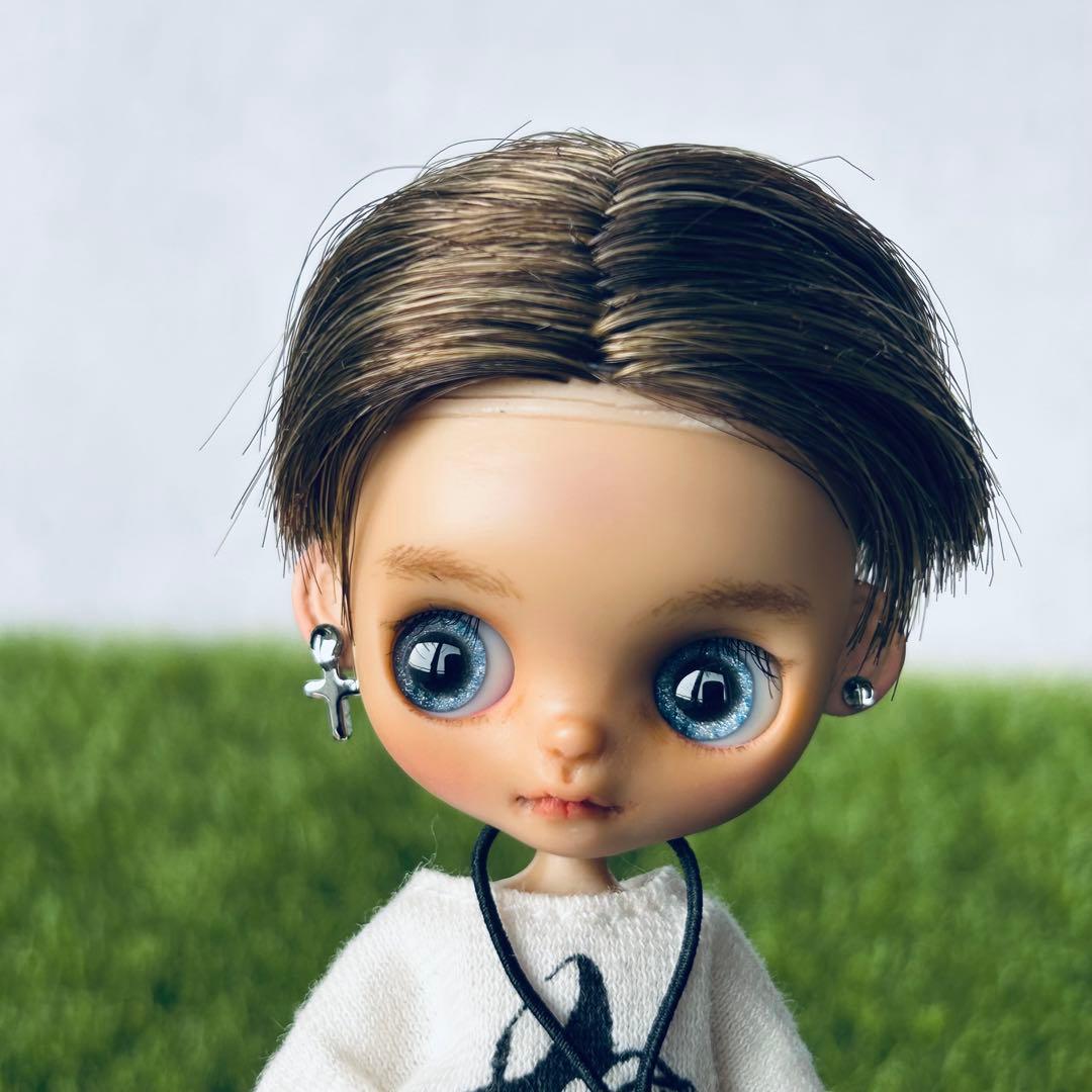 プチブライスカスタム おさかな☆ドール ボーイ＆黒キツネ