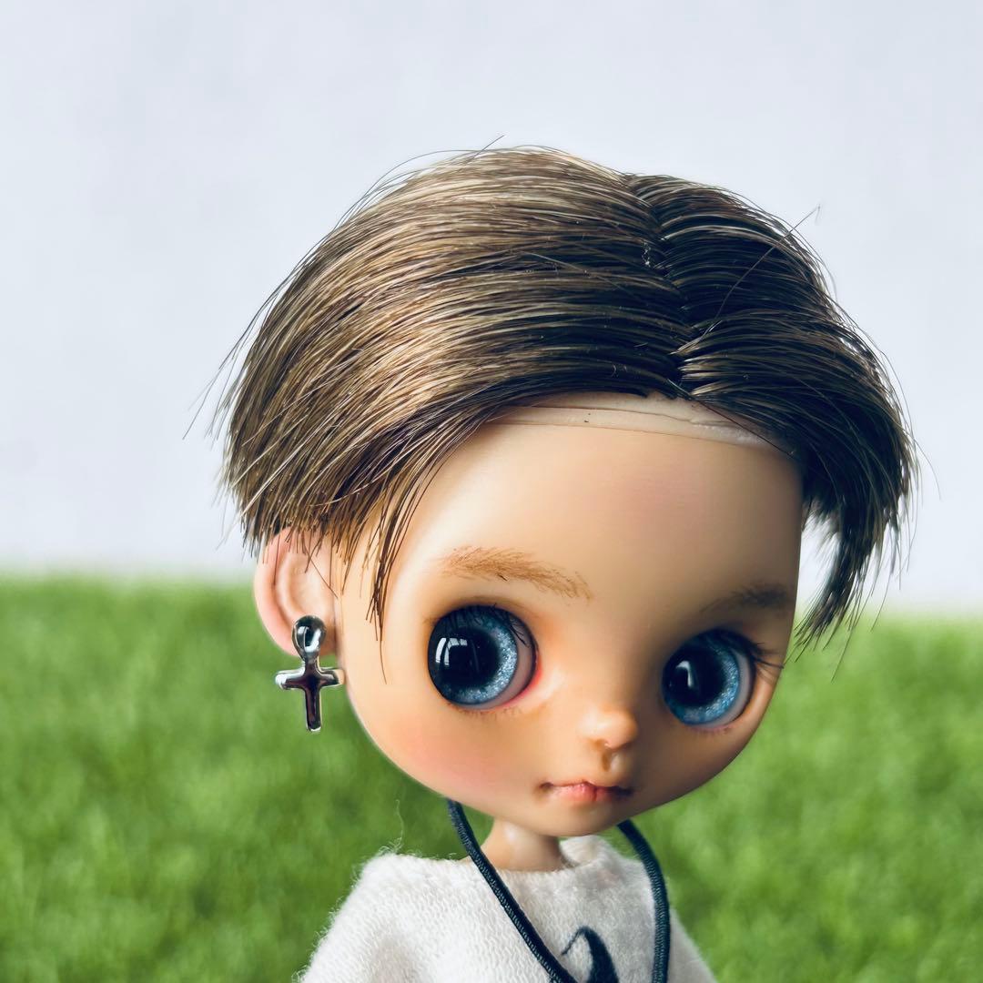 プチブライスカスタム おさかな☆ドール ボーイ＆黒キツネ